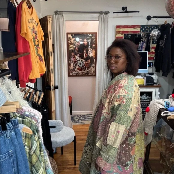 Magnolia Pearl Yrsa Quilted Kimono - Picture 5 of 6